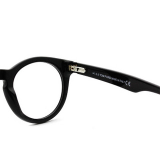 汤姆.福特 TOM FORD 男女款黑色框黑色镜腿光学镜架眼镜框 TF5459-001 50MM