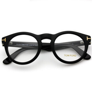 汤姆.福特 TOM FORD 男女款黑色框黑色镜腿光学镜架眼镜框 TF5459-001 50MM
