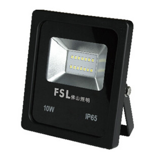 佛山照明（FSL）LED泛光灯户外防水投光灯室内外射灯10W白光6500K二代系列（量大定制）