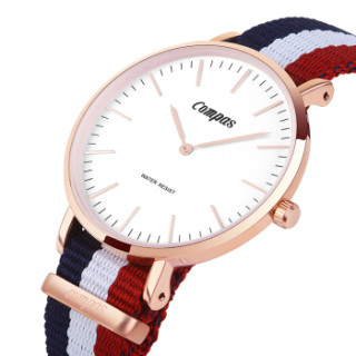 商品康巴丝(compas)手表 女士手表学生潮流时尚女表 石英手表简约流行