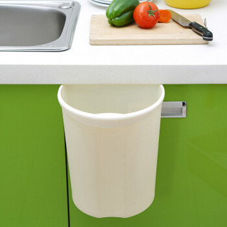 极度空间 厨房悬挂式垃圾桶 家用杂物收纳桶厨柜门挂式蔬菜果皮塑料垃圾桶CP-149