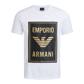 EMPORIO ARMANI 阿玛尼19秋冬新款男士针织T恤衫 6G1TE0-1J00Z WHITE-0100 S