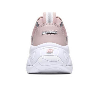 斯凯奇（Skechers）女款D'lites3熊猫系列 复古潮流时尚休闲鞋88888211 浅粉色/LTPK 37