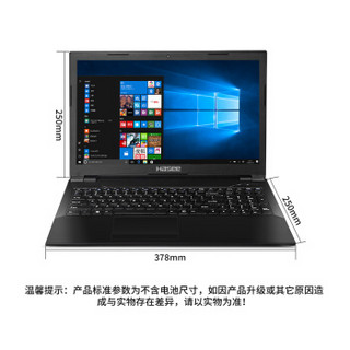 Hasee 神舟 战神K670C-G4A1 15.6英寸 笔记本电脑 (黑色、奔腾G5420、8GB、256GB SSD、MX250)