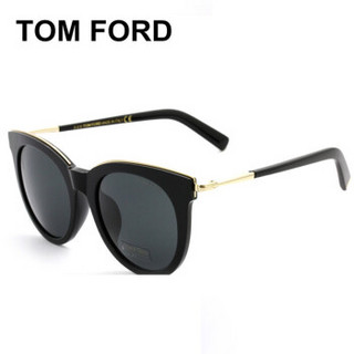 汤姆.福特 TOM FORD 女款黑色镜框墨色镜片眼镜太阳镜 TF0484-D-01A 54MM