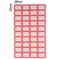 天章(TANGO) 不干胶标签贴纸红色自粘性标贴不干胶打印纸 40枚/张(28mm×20mm) 60张/包
