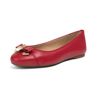 MICHAEL KORS 迈克 科尔斯 MK 女士绯红色羊皮Alice Ballet平跟鞋 40T7ALFP2L SCARLET 7