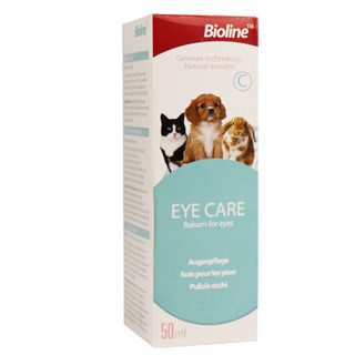 Bioline 生物涟 宠物猫狗滴眼液眼药水眼部护理清洁洗眼液 50ml