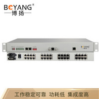 博扬（BOYANG）BY-30E1-1E PCM电话语音复用设备 E1转30路电话+1路以太网 机架式 双电源