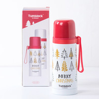 三光云彩 Glasslock 儿童保温杯304不锈钢男女学生宝宝喝水杯子大容量户外便携水壶可爱迷你保温水杯红色圣诞GTL5212CR