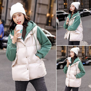 堡晟 2019冬季新款女装新品棉服女短款韩版宽松面包外套女小棉袄 HZ805-9631 绿色 M