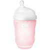 olababy 奶瓶 宽口径硅胶奶瓶240ml 玫瑰红 婴儿奶瓶 彩趣硅胶奶瓶