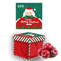 京觅 Mr.Seafood 京鲜生 潘苹果 平安果花牛苹果/蛇果 1个大果 单果约90mm 圣诞礼盒装 送贺卡