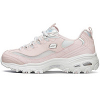 斯凯奇SKECHERS D’LITES系列 女子时尚绑带厚底增高熊猫鞋运动鞋 66666200/LTPK 35码 US5码