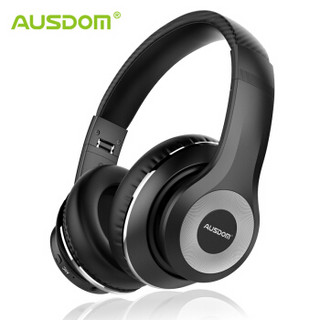 AUSDOM ANC10 主动降噪蓝牙耳机 智能降噪商务出行 立体声音乐耳麦
