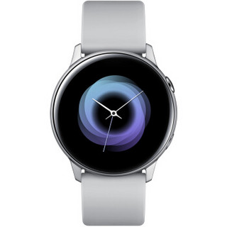 三星（SAMSUNG）Galaxy Watch Active 智能电话手表 男女款（生活防水/运动监测/移动支付/信息提醒）雅银