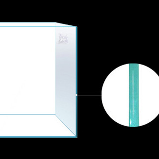 鱼麒麟 超白玻璃鱼缸自营水族箱造景超白缸草缸裸缸客厅办公桌桌面鱼缸小型乌龟缸虾缸创意方型金鱼缸30cm
