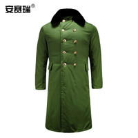 安赛瑞 军大衣 冬季防寒加厚长款军绿棉袄 劳保过膝防寒服执勤服过膝棉袄棉服 均码 可定制 25537