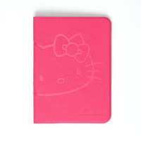 日本凯蒂猫（Hello Kitty）旅行收纳护照夹证件包护照套卡通短款多功能保护套收纳包 玫红色