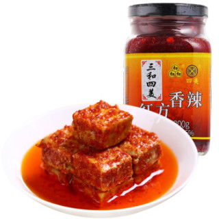 三和四美腐乳香辣方腐乳300g豆腐乳火锅蘸料下饭吃粥小菜扬州特产
