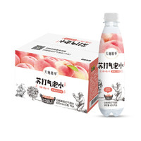 天地精华 苏打水汽水480ml*15瓶 整箱 白桃味气泡水