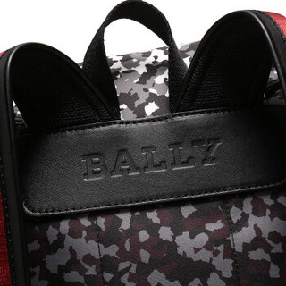 BALLY 巴利 男士黑色黄色多色织物双肩包 CREW H SM CA 114 6228635