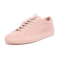 COMMON PROJECTS 女士裸粉色绒面皮革系带板鞋运动鞋 3862 2015 38码