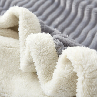 九洲鹿 牛奶绒毛毯 加厚法兰绒小毯子 珊瑚绒午睡空调毯毛巾被盖毯床单被子 150*200cm