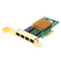 魔羯 MOGE MC2253 PCI-E千兆四口网卡intel原装芯片I350-T4服务器千兆网卡PCIE