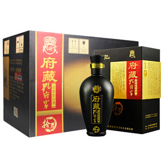 孔府家 52度浓香型白酒 府藏十年 500ml*4瓶 整箱装（ ）