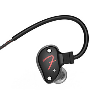 芬达Fender IEM系列 IN-EAR Monitor NINE IEM90 高效动圈单元 两针换线设计 入耳式监听耳机 黑色