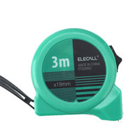 伊莱科 （ELECALL）钢卷尺 3M*19MM 高精度工程测量工具工程尺刻度尺测量尺绘图尺 ET020002