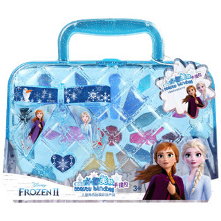 冰雪奇缘2 迪士尼儿童美妆手提包化妆品盒演出美妆提包腮红指甲彩妆玩具女孩礼物 DS-2277