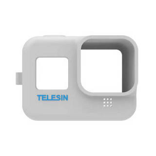 TELESIN GoPro8硅胶套hero8配件硅胶保护套机身保护防磕保护壳 灰色