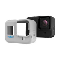 TELESIN GoPro8硅胶套hero8配件硅胶保护套机身保护防磕保护壳 灰色