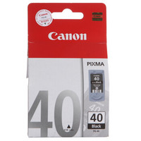 佳能（Canon）PG-40黑色墨盒适用iP1180 iP1980 iP2680 MP198 MP218 MP228 MX308 MX318