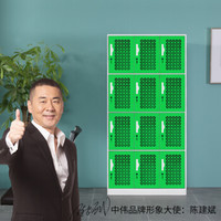 中伟更衣柜储物柜办公柜钢拆装柜制铁皮柜碗柜资料柜鞋柜十二门 绿色