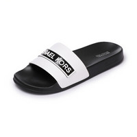 MICHAEL KORS 迈克·科尔斯 MK女鞋 DEMI系列 女士白色黑色塑料拖鞋 40S9DEFA1Q OPTICWHT/BLK 8M