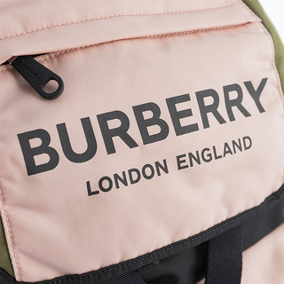 BURBERRY 博柏利 女士Logo印花三色尼龙背包