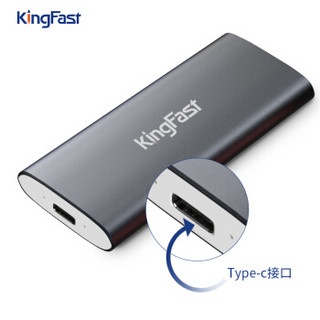 金速（KingFast）1TB Type-c USB3.1 移动硬盘 固态（PSSD）M9 玫瑰红