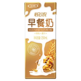 商品三元(san yuan)悦浓苗条砖早餐牛奶250ml*12盒