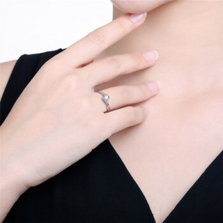 鸣钻国际 钻石对戒 钻戒男女款  结婚求婚订婚钻石戒指情侣戒指一对活口可调节 ZJKK023/ZJKK049