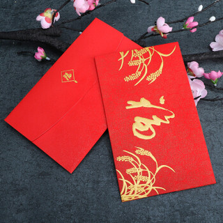 绍泽文化 红包利是封 万元福包5个装 新年贺岁送礼大红包