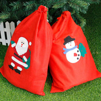 多美忆 圣诞装饰品圣诞树礼物盒圣诞节糖果盒圣诞老人鹿雪人圣诞用品礼物盒  圣诞礼物袋