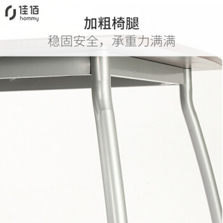 佳佰 餐桌套装 钢木餐桌小户型餐桌一桌四椅HS0078