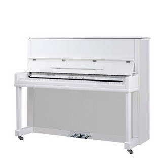 门德尔松 全新立式钢琴德国进口配件家用教学专业考级演奏白色亮光MJ13
