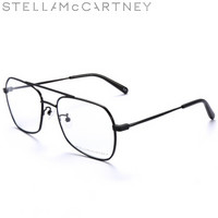 丝黛拉麦卡妮(StellaMcCartney)眼镜框女 镜架 透明镜片黑色镜框SC0217O 002 56mm