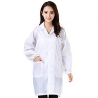 久臻 91015防静电大褂衣净化服洁净服无尘服 防静电工作防尘服 白色 M