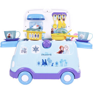 迪士尼(Disney)梦幻移动厨房 冰雪奇缘公主礼盒儿童厨房玩具女孩过家家情景玩具DS-2589
