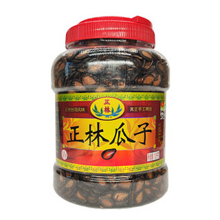 正林 坚果炒货 休闲零食黑瓜子1000g/桶